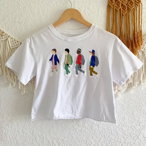 Stranger Things Graphic Cotton Crop Tee - Picture 9 of 9